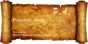 Pusztai Aida névjegykártya